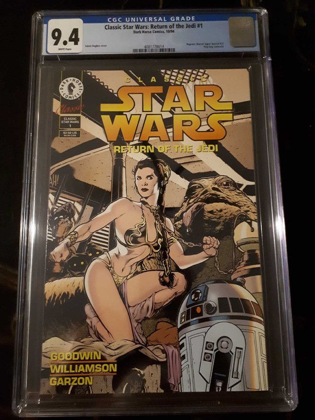 Classic Star Wars ROTJ #1 CGC 9.4 in Arts & Collectibles in Kingston