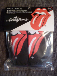 Rolling Stones face coverings - mint in package