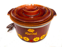 Vintage Mini Crock Pot