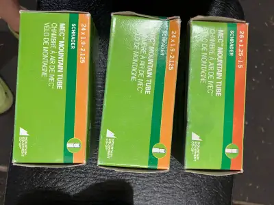 The inner tubes are 4$ each. They are brand new. Some tires are new and some used. The tires are for...