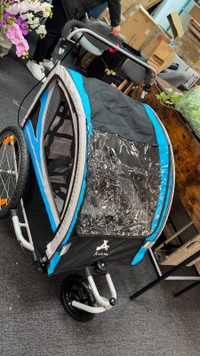 2-in-1 Bike Trailer for Kids 2 Seater