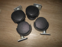 Fuerniture casters/wheels with plate 4 pcs