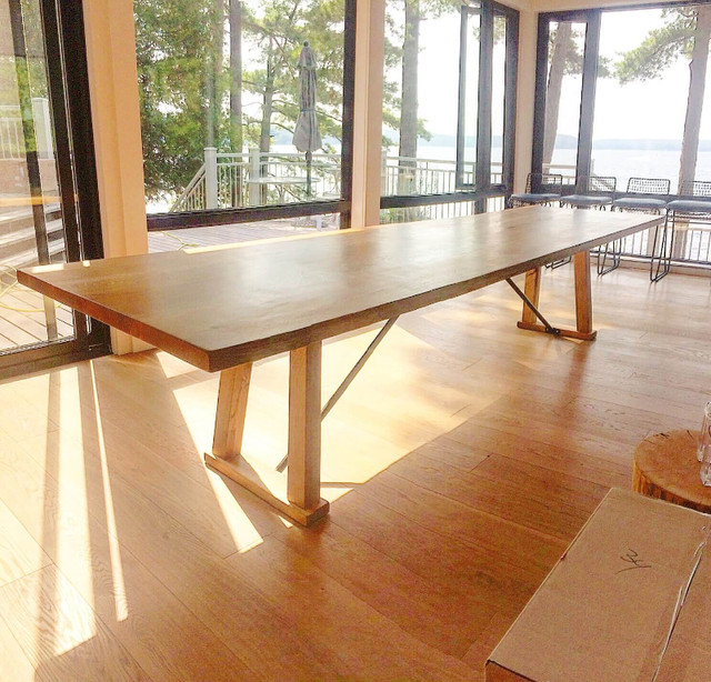 Dining Tables, custom made, Live edge and straight edge in Dining Tables & Sets in Mississauga / Peel Region - Image 2