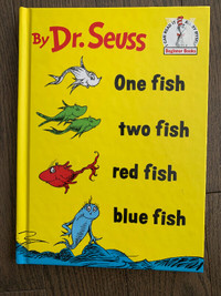 Dr Seuss - one fish two fish red fish blue fish- children’s book