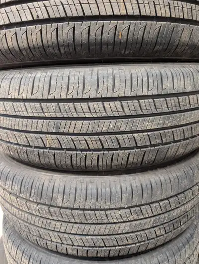 Four 185/65R15 Hankook all season tires, only used one short season in excellent condition, can drop...