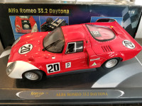 1:18 Diecast Ricko Alfa Romeo 33.2 Daytona #20 Red