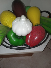 FRUITS AND VEGETABLES - MURANO BLOWN GLASS