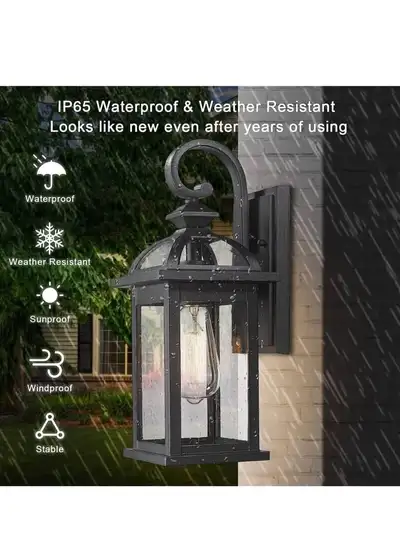 Darkaway Outdoor Lights Fixtures Wall Mount, Outdoor Wall Sconce, View more