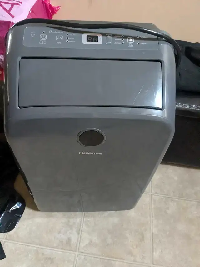 Grey portable air conditioner  Call 825 419 985162864362669441127