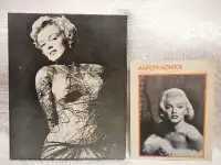 Vintage Marilyn Monroe card and wall plaque
