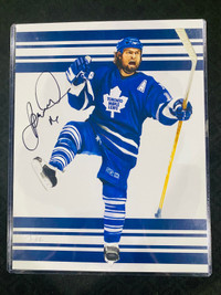 Darcy Tucker Autographed Toronto Maple Leafs Photo