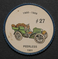 Jeton jello #27 / jello token / voiture / Peerless 1901