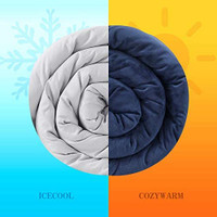 NEW Allike Cooling Weighted Blanket 20  25lbs - 60"x80" 2 Covers