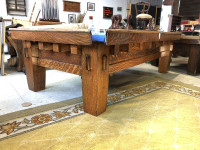 Antique pool table "Brunswick bbc OLD MISSION Style B