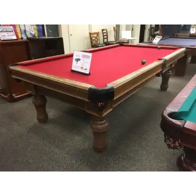 Table de billard usagée 9 pieds Beringer used slate pool table, View more