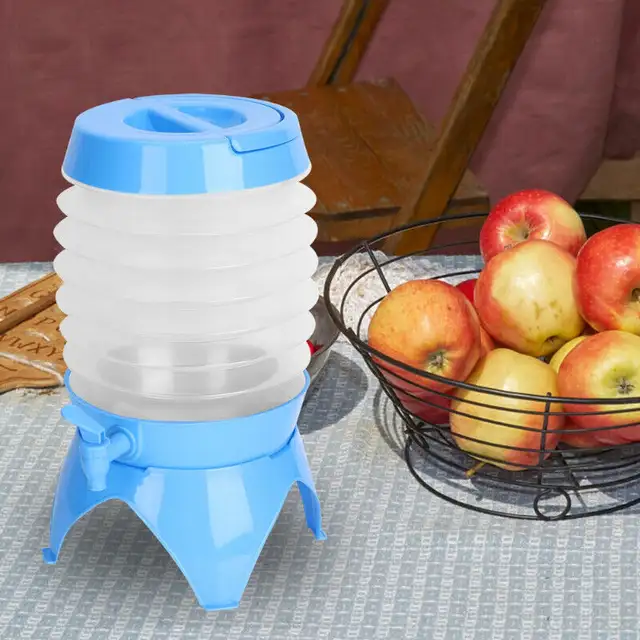 (NEW) Folding Collapsible Water Bucket Dispenser Container 7.5L62863728289155122