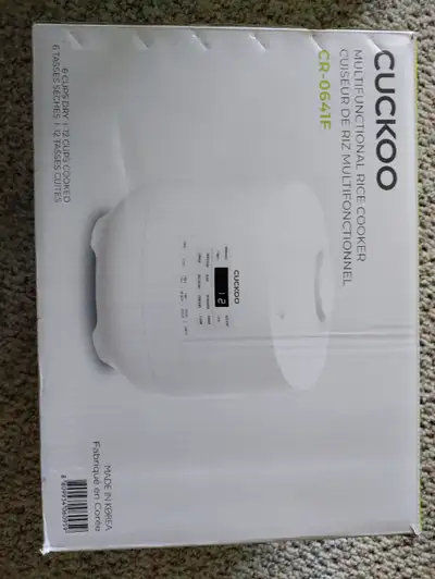 New Cuckoo 6 Cups Multifunctional Rice Cooker/Warmer for sale., View more
