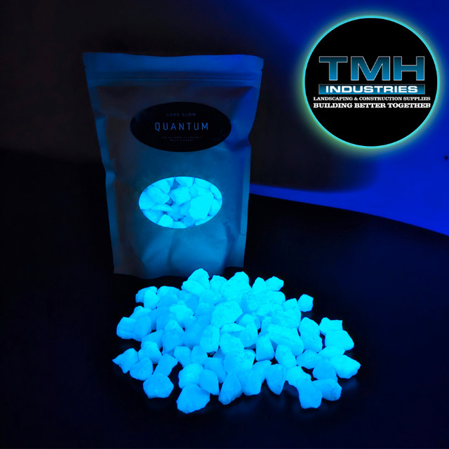 16-25MM Glow Stone 1lb Bag Blue/Green/Aqua in Other in Calgary - Image 3