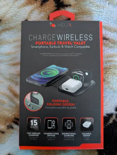 3 in one charger + iPhone lightning cable, View more