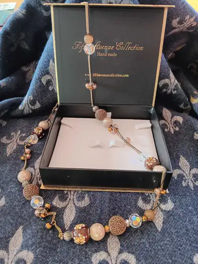 "Fifth Avenue Collection"/38" "Holiday Spirit" Necklace,New , View more