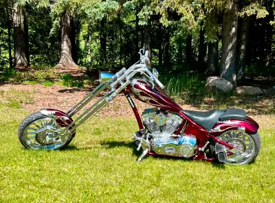 For Sale: Pristine 2007 Bourget Dragon 330 Softail Chopper  Custom. Loud. One of a Kind. This bike i...