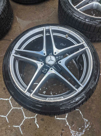 225/40/R19 AMG Winter Tires & Rims 5x112