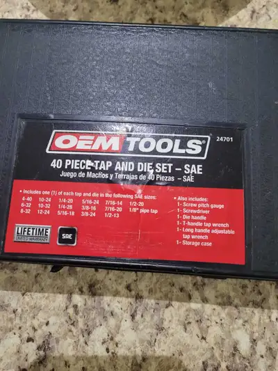 OEM Tools Tap and Die Set, View more