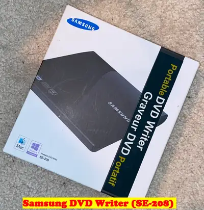 Samsung DVD Writer (Almost New) Model-SE-208DB/TSBS With Data Cable Asking Price $ 25- (Pickup from...