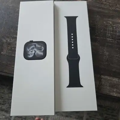 Apple Watch Series 11 GPS 42mm Jet Black, View more