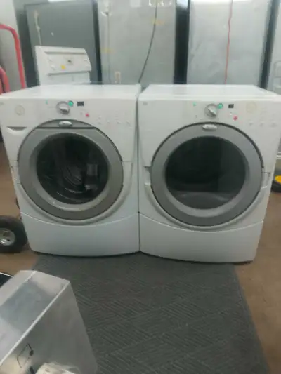  side by side washer and dryer  working 30 days warrant, View more