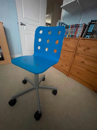 IKEA blue Lego chair