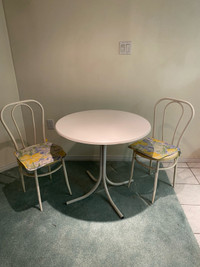 Small table and chairs