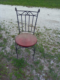 Rod iron chairs