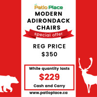 Modern Adirondack Chairs - Recycled Plastic