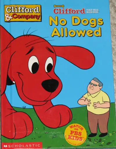 Clifford the Big Red Dog No Dogs Allowed Large Hard Cover Book
