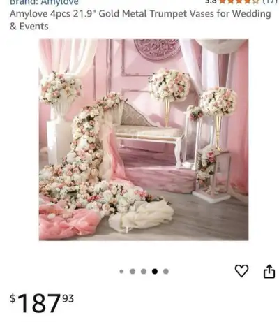 golden metal vases,#-J791, View more