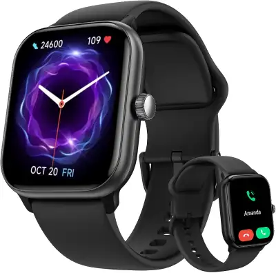 Smart Watch for Men Women 1.8" Fitness Tracker, Bluetooth Call,, View more