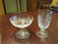 Beautiful crystal glasses circa 1940 - 16 glasses