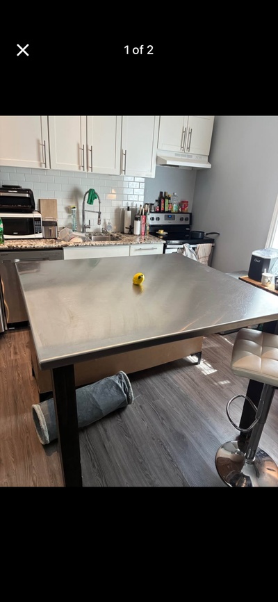 Stainless steel table top, View more