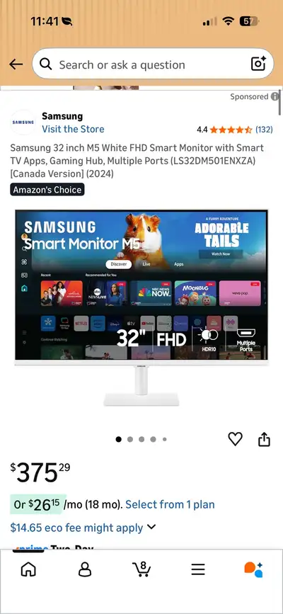 Samsung M5 Monitor, View more