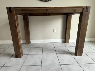 Solid acacia wood bar table, View more