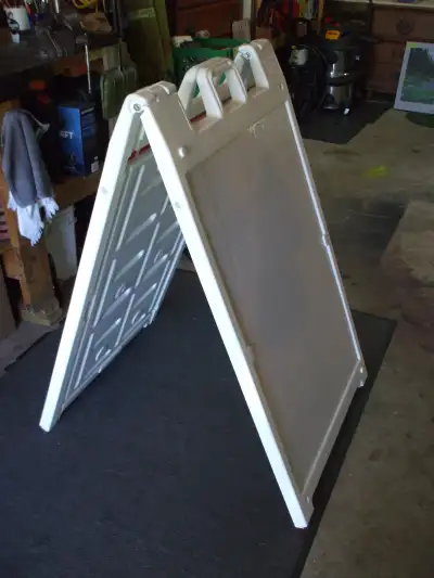 A lovely commercial folding sign, you can use both sides for sal, View more