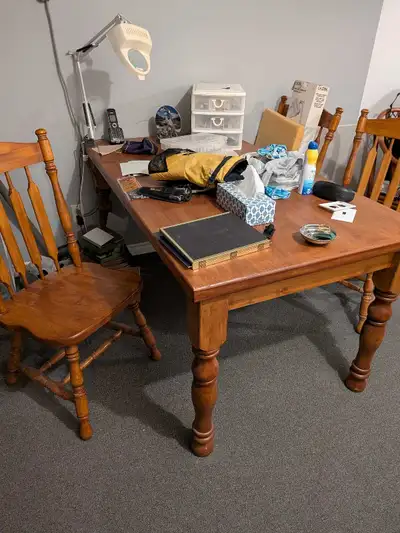 wood table 4 chairs, View more