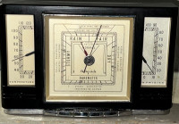 STUNNING ART DECO DESK TOP BAROMETER THERMOMETER  FEE STEMWEDEL