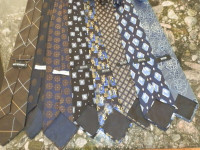 Cravates griffées 100% soie BOSS, ARMANI etc. designer silkties