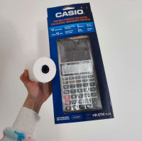 Printing Calculator Casio HR-8TM Plus Desktop Business Handheld