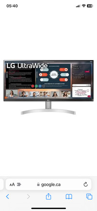 LG 29W600 MONITOR OPEN BOXNEVER USED