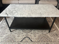 Marbel Coffee table with Metal base