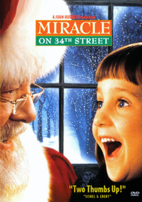 MIRACLE ON 34th STREET DVD 1994 Christmas Holiday Family Noel