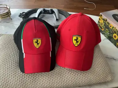 Scuderia Ferrari F1 Caps — Official Merchandise, Pair (Puma), View more